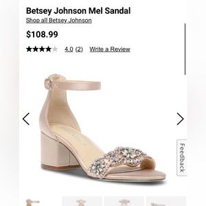 Tan heels W/ Diamond detail